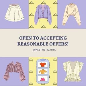 Open to accepting reasonable offers! See details for more info!
